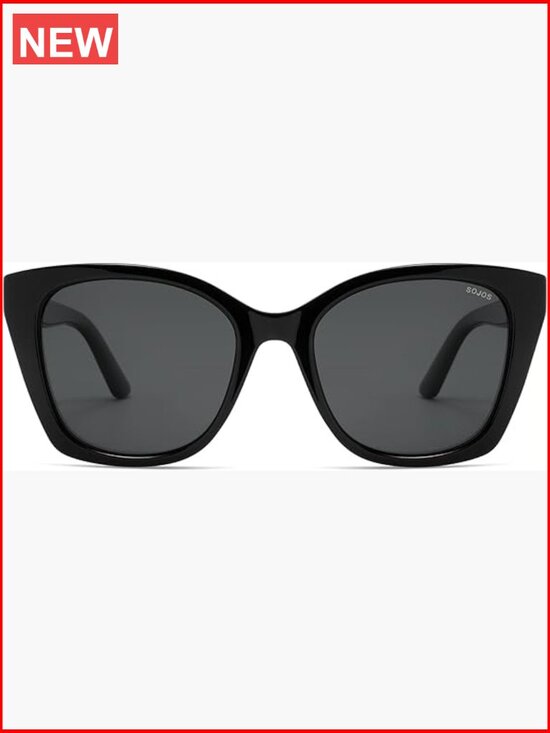 Vintage Oversized Cateye Sunglasses UV400 Polarized main image 5
